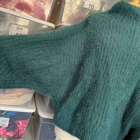 Express Sweaters - Women's Teal Sweater